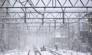 Japonijoje snygis pražudė 46 žmones. EPA-ELTA