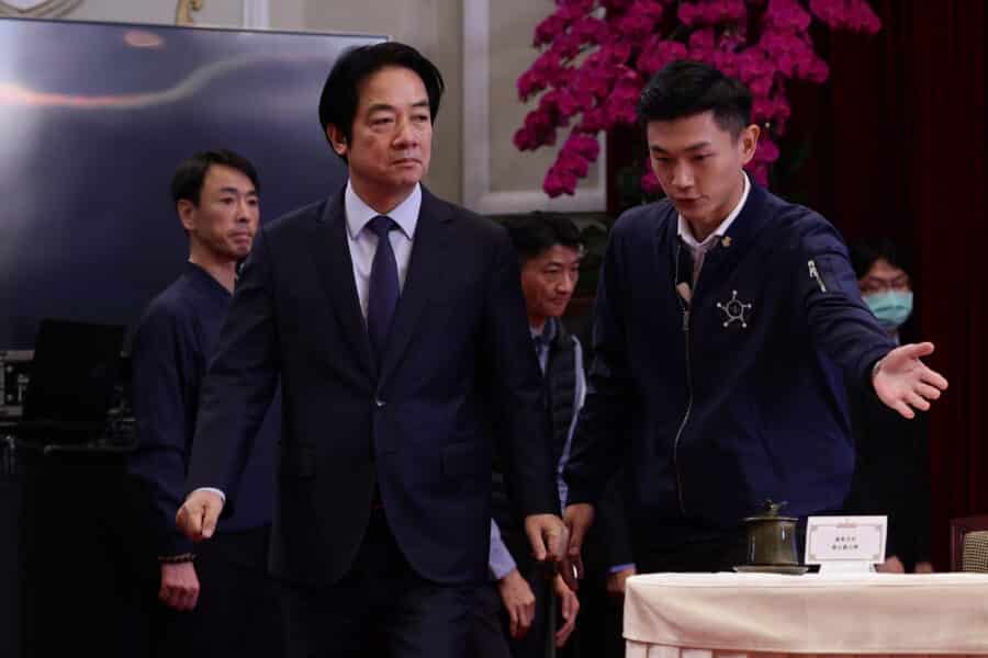 Tiaivano prezidentas Lai Ching-te. EPA/RITCHIE B. TONGO EPA-ELTA