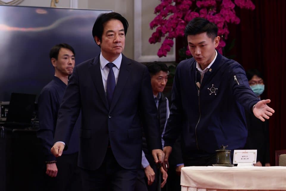 Tiaivano prezidentas Lai Ching-te. EPA/RITCHIE B. TONGO EPA-ELTA