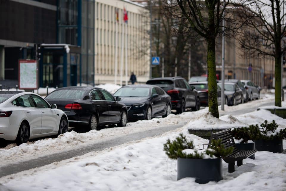 Slidūs šaligatviai. ELTA / Žygimantas Gedvila