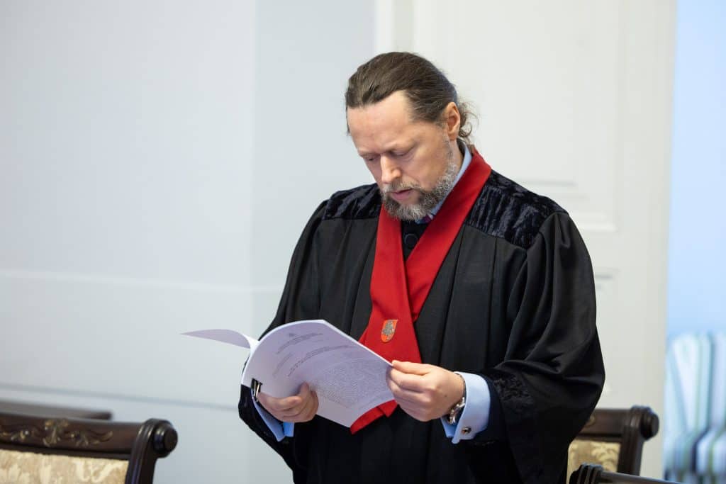 Teisėjas. Povilo Isodos byla. ELTA / Andrius Ufartas