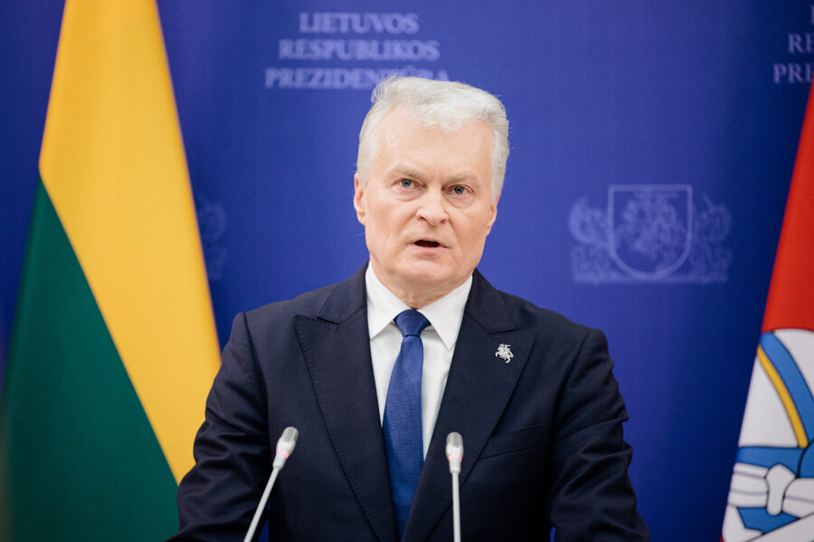 Gitanas Nausėda. ELTA / Josvydas Elinskas