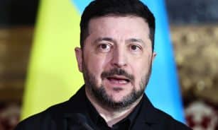 Zelenskis apie taikos derybas: kiti žingsniai bus nustatyti penktadienį vyksiančiame susitikime. EPA-ELTA