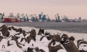 Užšalusi Baltija. ELTA / Andrius Ufartas