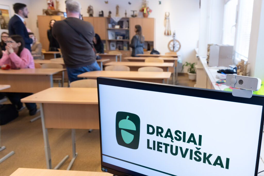 Vilnius, 2026 m. vasario 24 d. (ELTA). Vilniaus miesto savivaldybės švietimo veiksmų plano „Drąsiai lietuviškai“ pristatymas. ELTA / Dainius Labutis