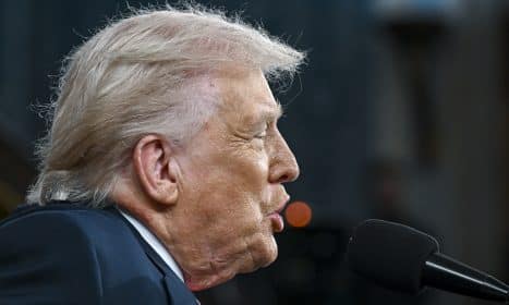 Trumpas: JAV yra didesnės, geresnės, turtingesnės ir stipresnės nei bet kada. EPA-ELTA