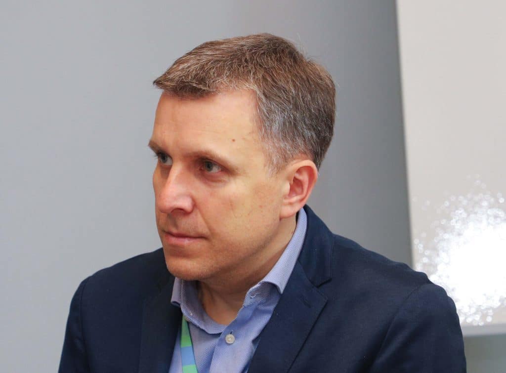 „Telia“ technologijų vadovas Andrius Šemeškevičius. Dainiaus Labučio (ELTA) nuotr.