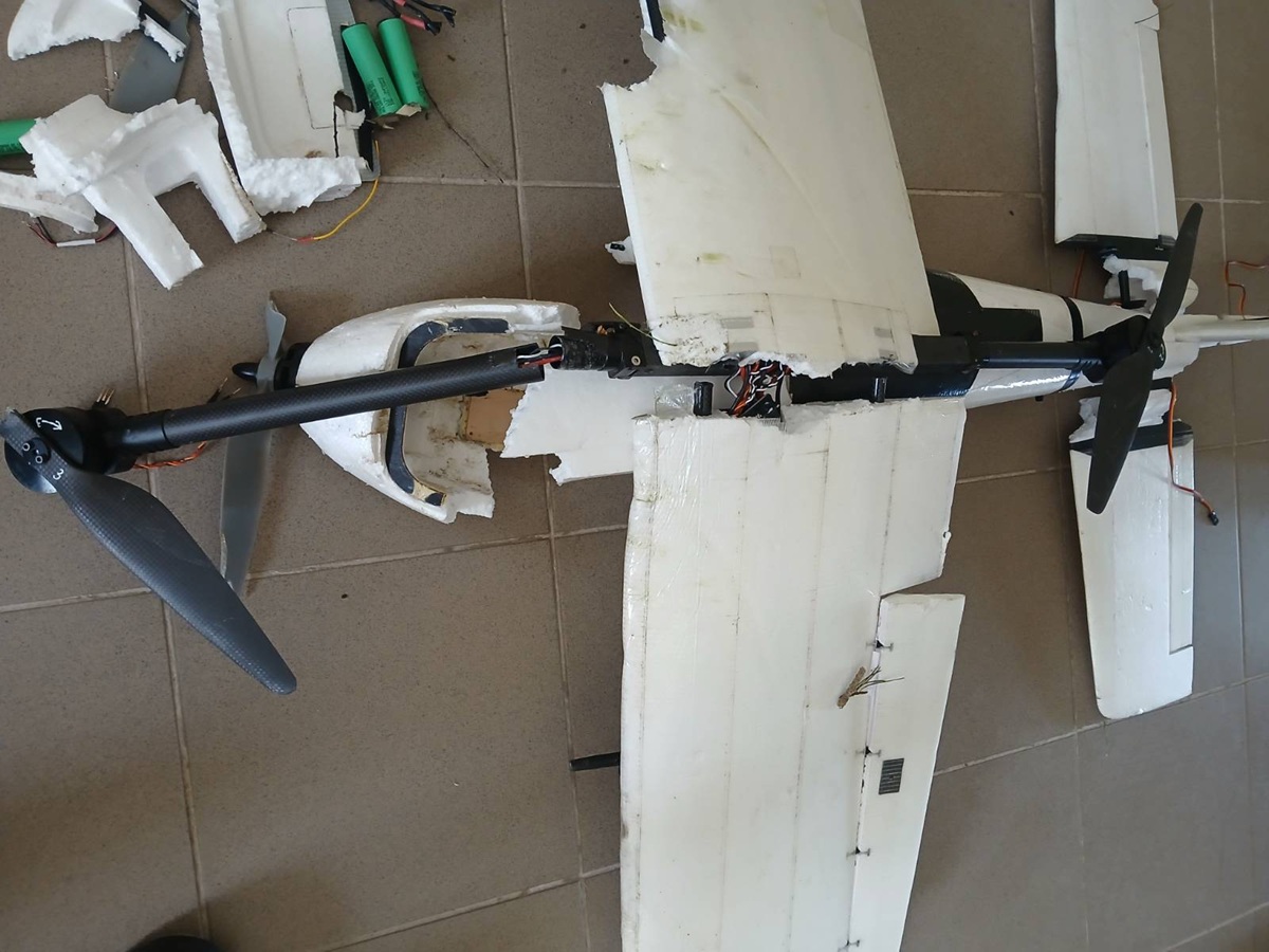 Pasieniečiai Šalčininkų rajone neutralizavo nelegalius rūkalus skraidinusį droną