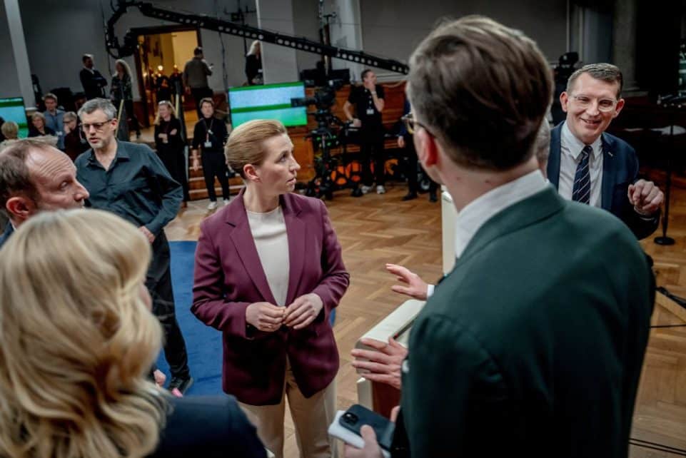 Danija renka parlamentą: po krizės dėl Grenlandijos premjerė Frederiksen siekia trečiosios kadencijos. EPA-ELTA