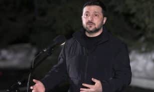 Ukrainos prezidentas Volodymyras Zelenskis. EPA/ANDREW KRAVCHENKO