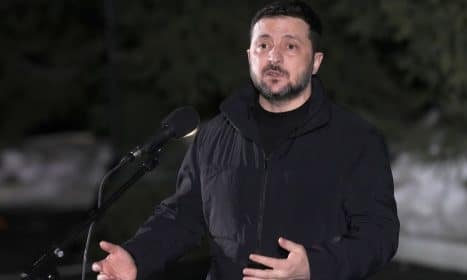 Ukrainos prezidentas Volodymyras Zelenskis. EPA/ANDREW KRAVCHENKO