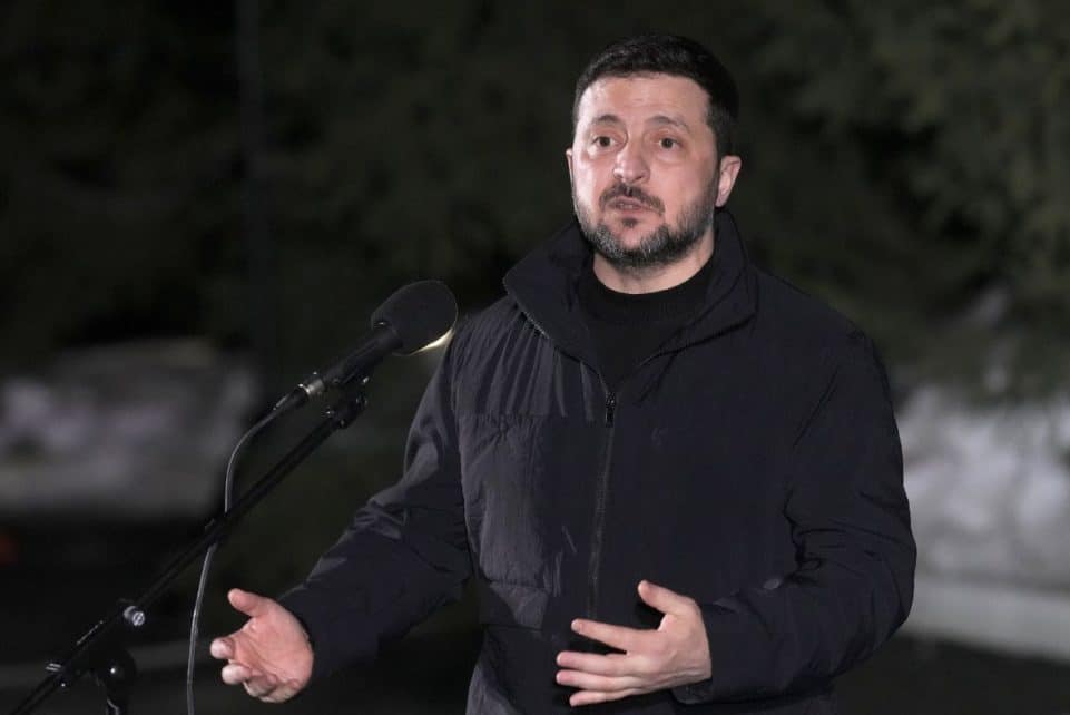 Ukrainos prezidentas Volodymyras Zelenskis. EPA/ANDREW KRAVCHENKO