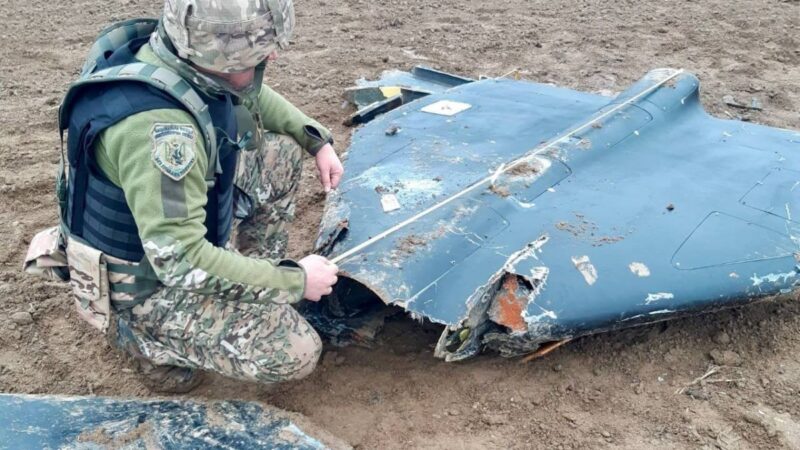 Vakarų Lenkijoje rastas neaiškios kilmės dronas: įtariama ankstesnė Rusijos provokacija