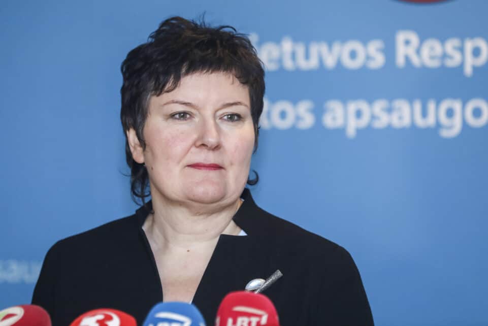 sveikatos apsaugos viceministrė, ekspertų darbo grupės vadovė Lina Jaruševičienė. Mariaus Morkevičiaus (ELTA) nuotr.