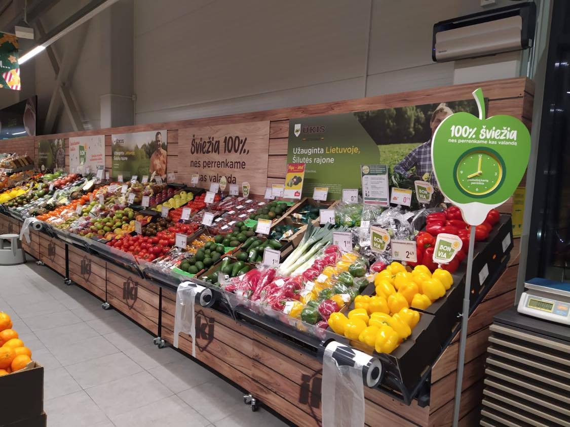 Po atnaujinimo darbų Alytuje duris atvėrė modernizuota „Iki“ parduotuvė