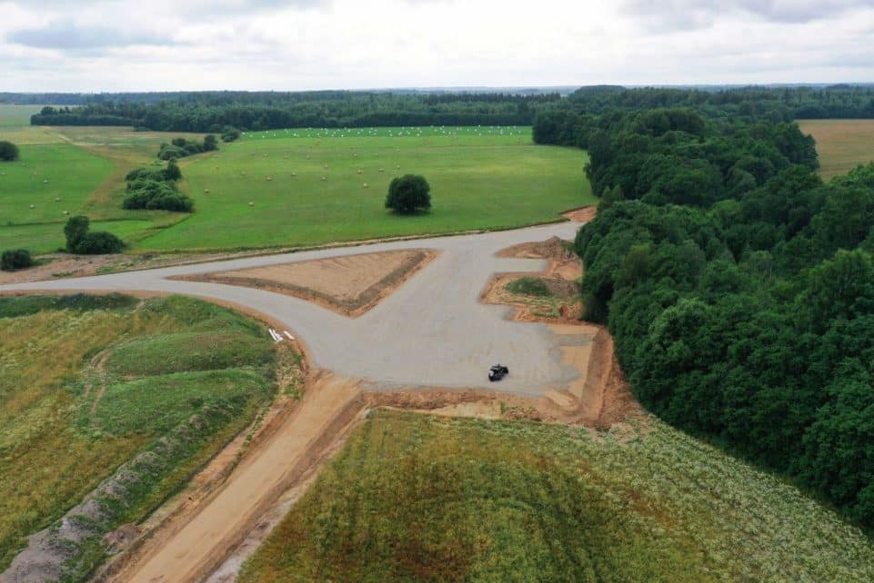 MERKO statys vėjo jėgainių parką Mažeikių rajone. Egidijaus Jankausko nuotr.