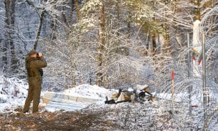 Pasienis su Baltarusija. Mariaus Morkevičiaus (ELTA) nuotr.