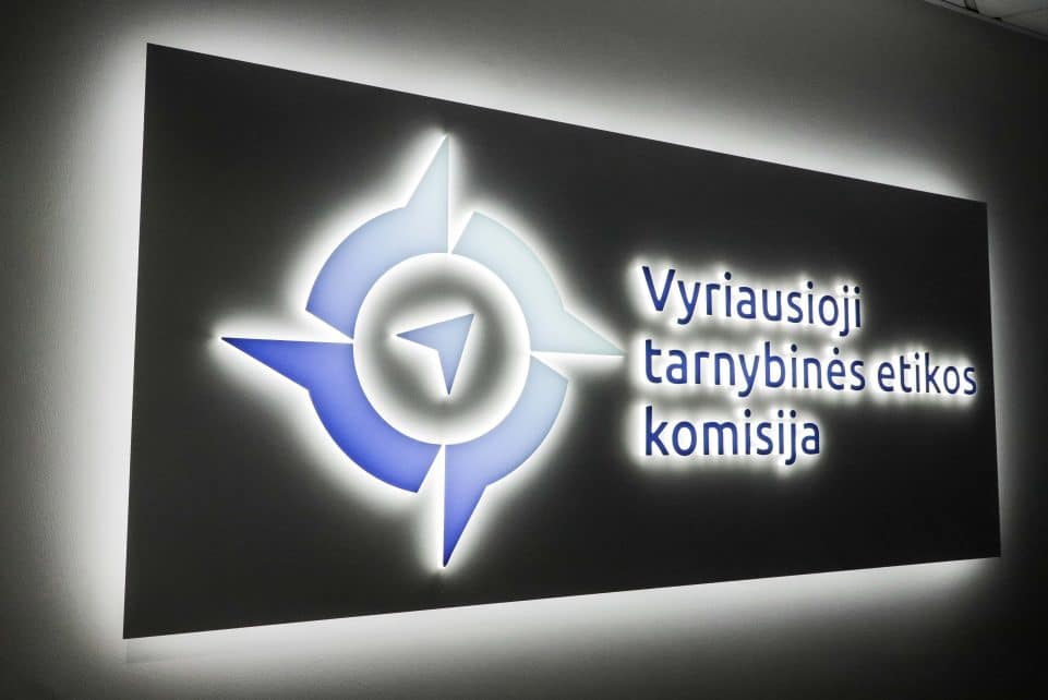 Vyriausiosioji tarnybinės etikos komisija (VTEK). Dainiaus Labučio (ELTA) nuotr.