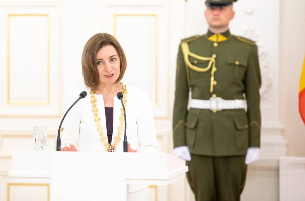 Maia Sandu. Mariaus Morkevičiaus (ELTA) nuotr.