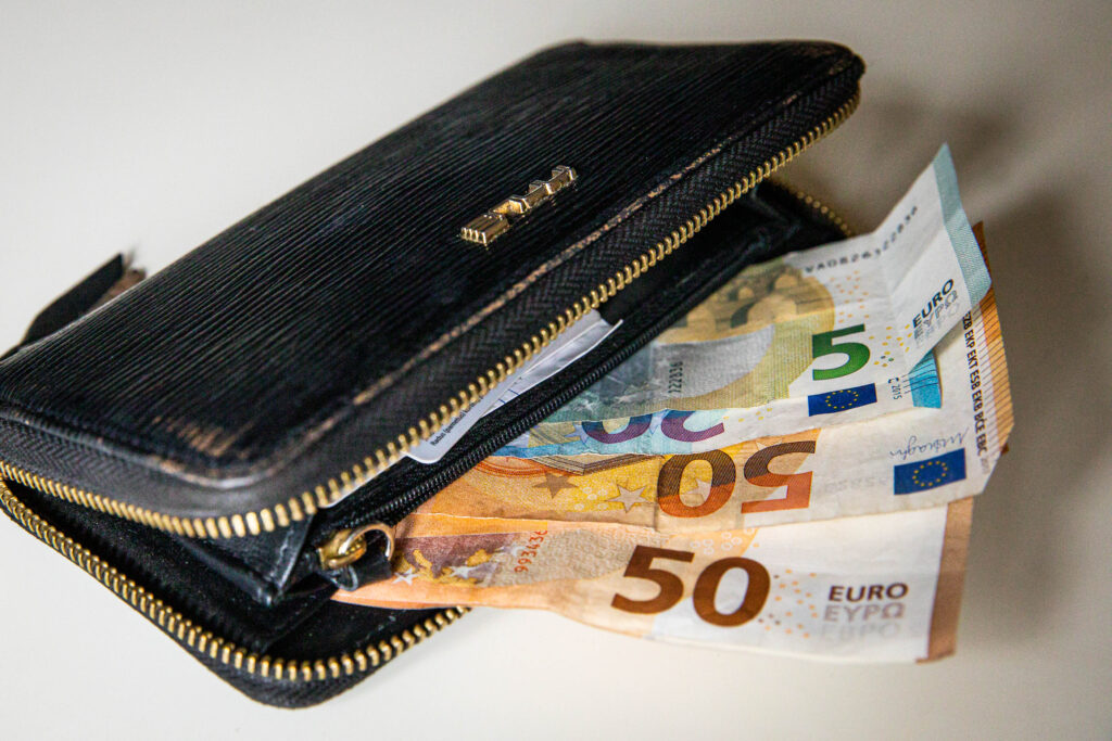 Grynieji pinigai. Mariaus Morkevičiaus (ELTA) nuotr.