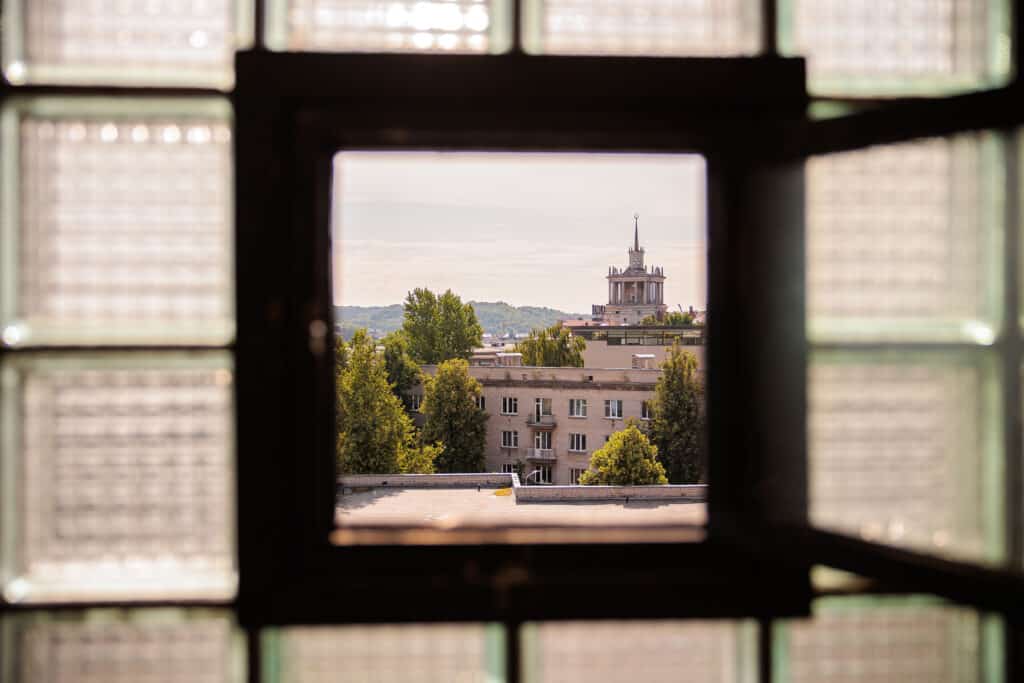 Turto banko spaudos pusryčiai: pristatyta architektūrinio - urbanistinio ministerijų miestelio projekto eiga ir būsimi etapai. ELTA / Josvydas Elinskas