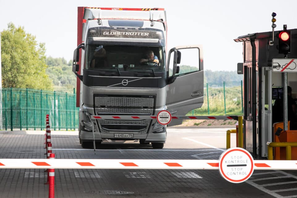 Pasienio kontrolės punktas. ELTA / Dainius Labutis