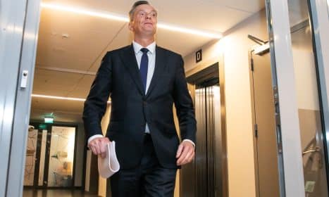 Ambasadoriaus Eitvydo Bajarūno spaudos konferencija dėl viešumoje. ELTA / Dainius Labutis