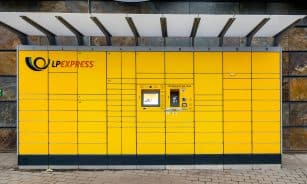 LP Express paštomatas. ELTA / Andrius Ufartas