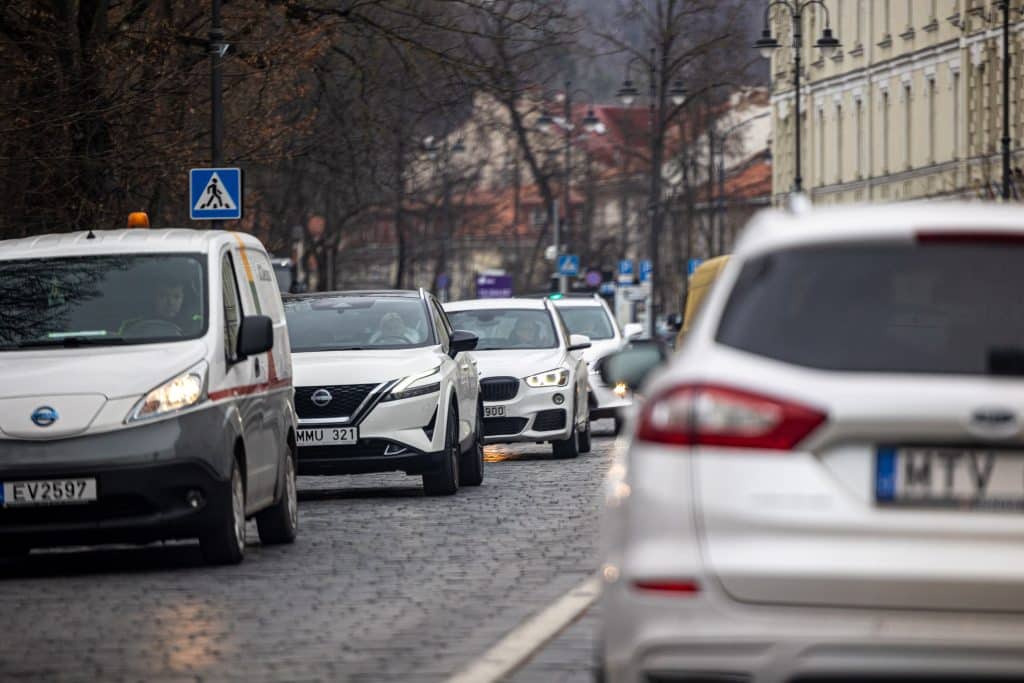 Transportas Vilniaus gatvėse. ELTA / Julius Kalinskas