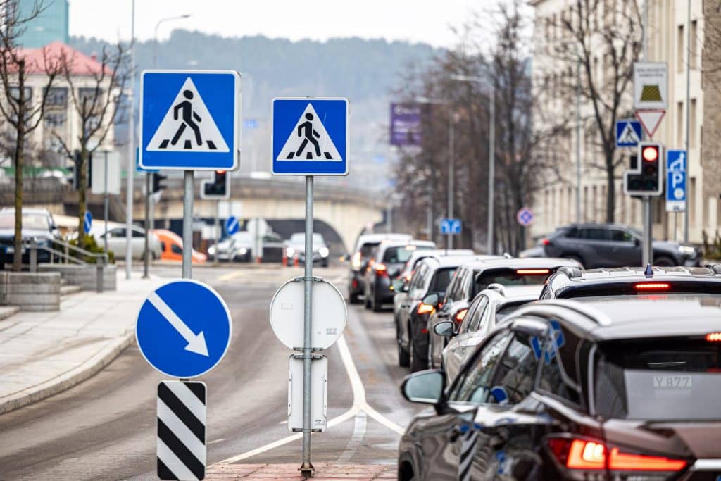 Transportas Vilniaus gatvėse. ELTA / Julius Kalinskas