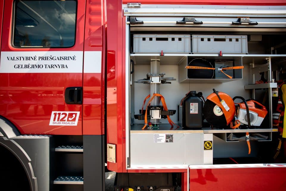 Ugniagesių gelbėtojų mokykla. ELTA / Josvydas Elinskas