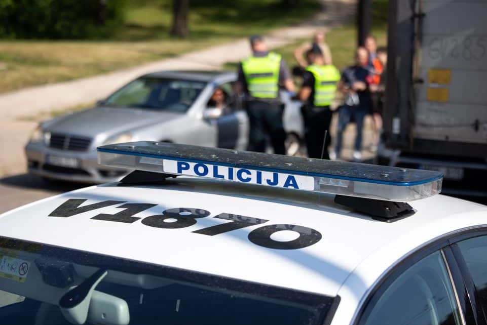 Policija. ELTA / Andrius Ufartas