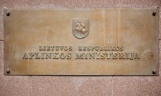 Lietuvos Respublikos aplinkos ministerija. ELTA / Josvydas Elinskas
