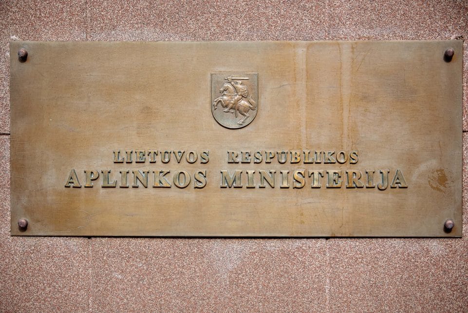 Lietuvos Respublikos aplinkos ministerija. ELTA / Josvydas Elinskas