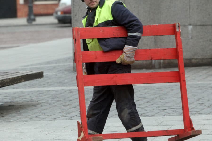 Kelio remontas. Dainiaus Labučio (ELTA) nuotr