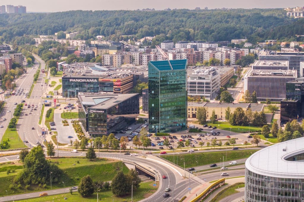 Hanner verslo centras/biurų pastatas Geležinio Vilko 18A . ELTA / Andrius Ufartas