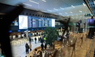 Vilniaus oro uosto keleivių išvykimo terminalo atidarymo ceremonija. ELTA / Josvydas Elinskas