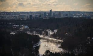 Žiema Vilniuje. ELTA / Josvydas Elinskas