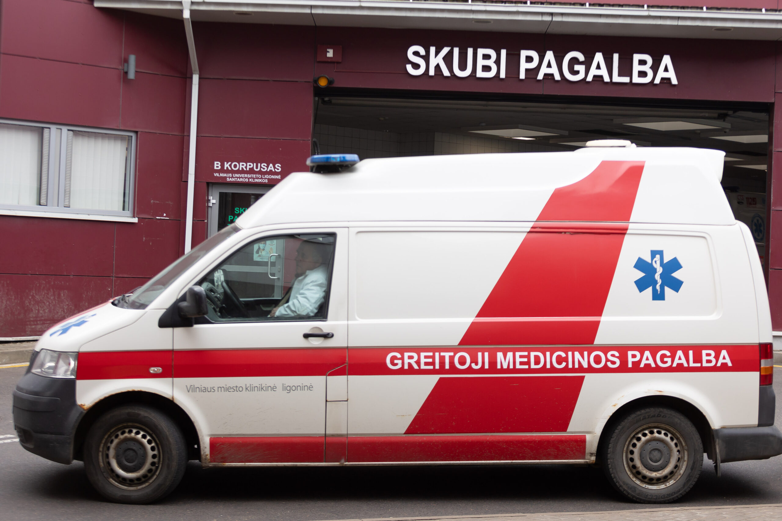 Į Klaipėdos ligoninę atvežtas 38-erių vyras su sunkiais nudegimais: policija pradėjo tyrimą