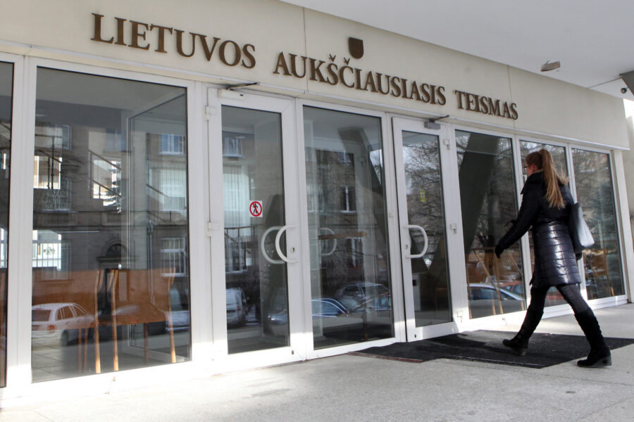 Lietuvos aukščiausiasis teismas. Dainiaus Labučio (ELTA) nuotr.