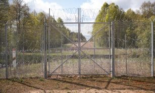 Kapčiamiesčio pasienio užkarda. ELTA / Andrius Ufartas