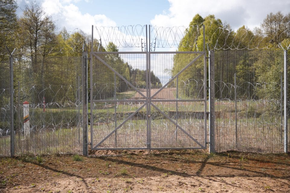 Kapčiamiesčio pasienio užkarda. ELTA / Andrius Ufartas