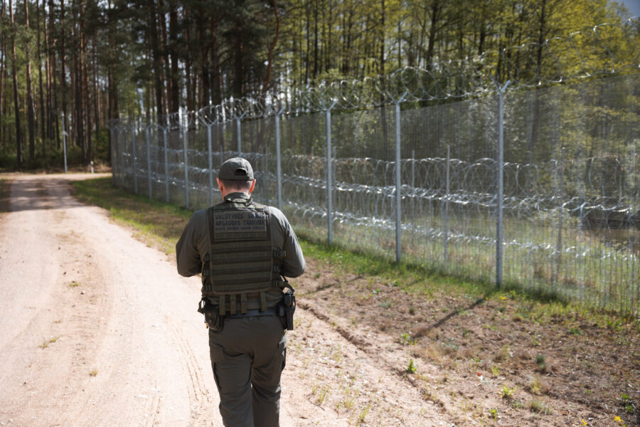 Kapčiamiesčio pasienio užkarda. ELTA / Andrius Ufartas