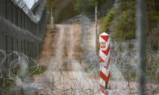 Kapčiamiesčio pasienio užkarda. ELTA / Andrius Ufartas