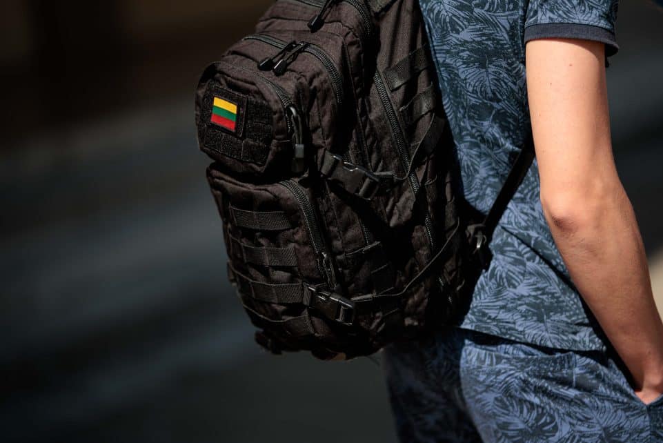 Abiturientai po istorijos valstybinio brangos egzamino. ELTA / Josvydas Elinskas