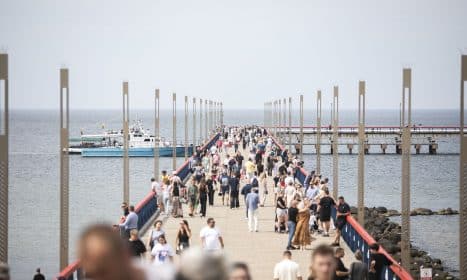 Palangos poilsiautojai. ELTA / Skirmantas Stanislovaitis