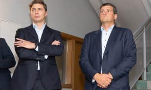 Remigijus Žemaitaitis, Mindaugas Sinkevičius. ELTA / Dainius Labutis