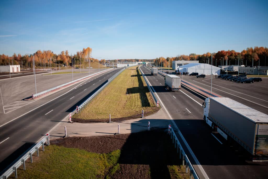 „Via Baltica“ automagistralės renginys. ELTA / Josvydas Elinskas