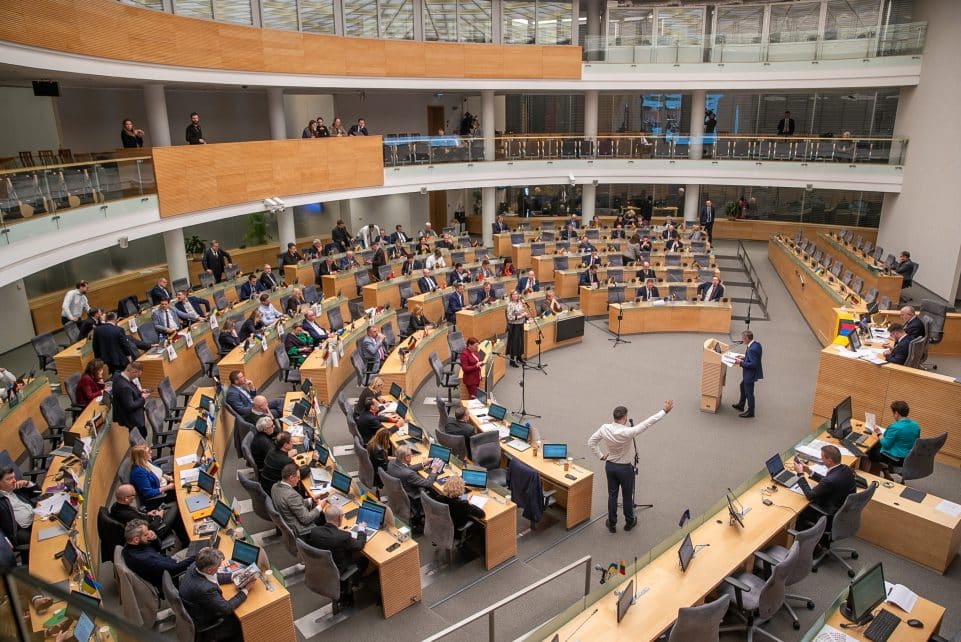 Seimas svarsto pataisas dėl LRT. ELTA / Orestas Gurevičius