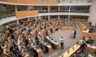 Seimas svarsto pataisas dėl LRT. ELTA / Orestas Gurevičius